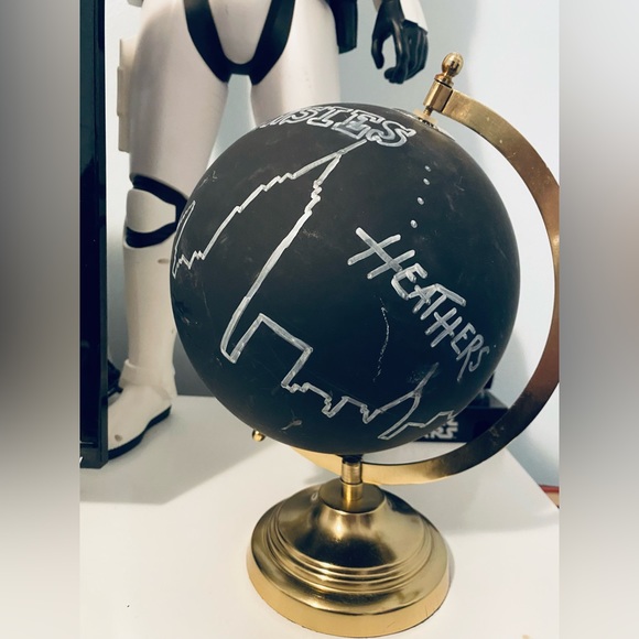 Chalkboard World Globe - Picture 4 of 5